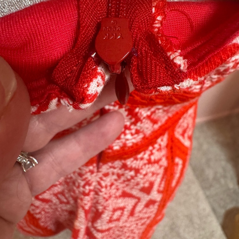 Maeve Emma Red and White Geometric Mini Dress - Picture 6 of 9